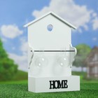 Подставка деревянная с двумя стеклянными кашпо 10*24*41 см - Фото 2