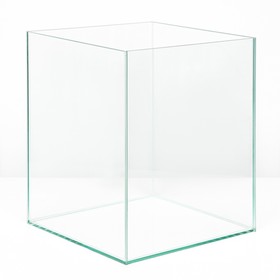 Аквариум 'Куб' без покровного стекла, 31 литр, бесцветный шов