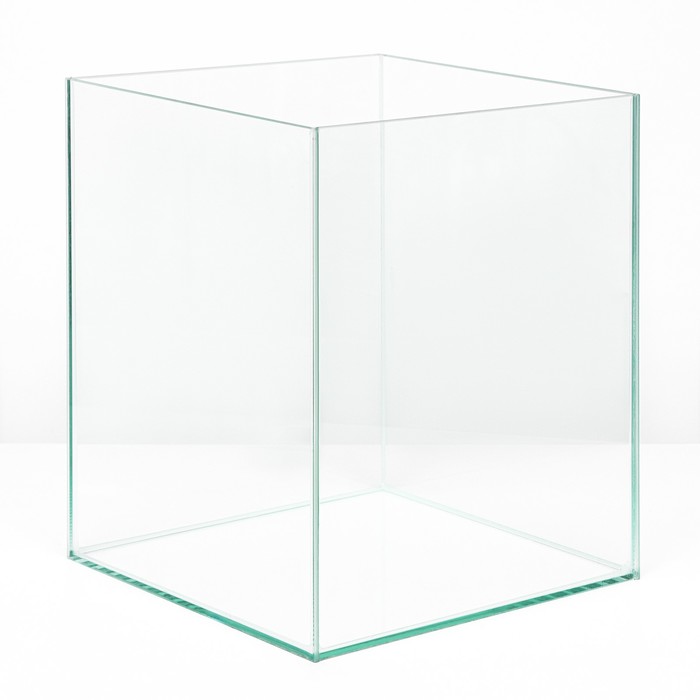 Аквариум "Куб" без покровного стекла, 31 литр, бесцветный шов - Фото 1
