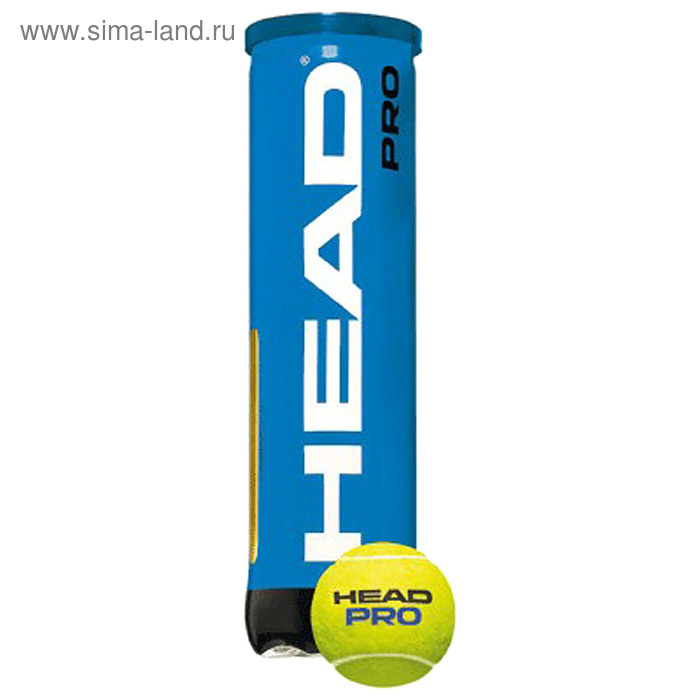 Мяч теннисный Head Pro 3B, набор 3 штуки, одобрено ITF - Фото 1