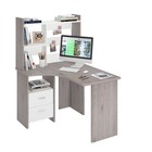 Компьютерный стол, 1000 × 1200 × 1520 мм, левый угол, цвет нельсон/белый - фото 109831600