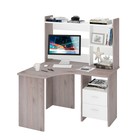 Компьютерный стол, 1200 × 1000 × 1520 мм, левый угол, цвет нельсон/белый - фото 109831621