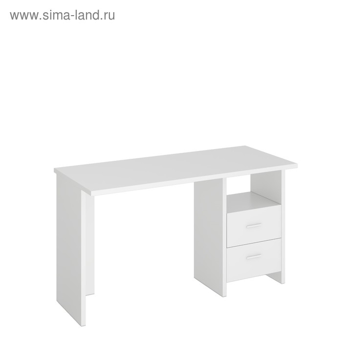Стол, 1300 × 600 × 770 мм, цвет белый жемчуг - Фото 1
