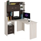 Компьютерный стол, 1200 × 1300 × 1785 мм, левый угол, цвет карамель/венге - фото 109831782