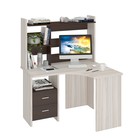 Компьютерный стол, 1200 × 1000 × 1520 мм, правый угол, цвет карамель/венге - фото 109831789