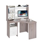 Компьютерный стол, 1200 × 1000 × 1520 мм, правый угол, цвет нельсон/белый - фото 109831954