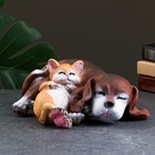 Садовая фигура из полистоуна «Лучшие друзья», 23×27×11 см - Фото 4