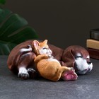 Садовая фигура из полистоуна «Лучшие друзья», 23×27×11 см - Фото 7