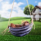 Подвесной декор "Ленивец в гамаке", 10х20х11см - Фото 2