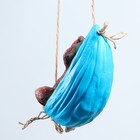 Подвесной декор "Ленивец в гамаке", 10х20х11см - Фото 8