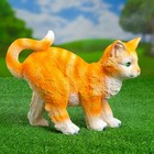 Садовая фигура "Кот Мурзик" 10х30х20см рыжий - Фото 2