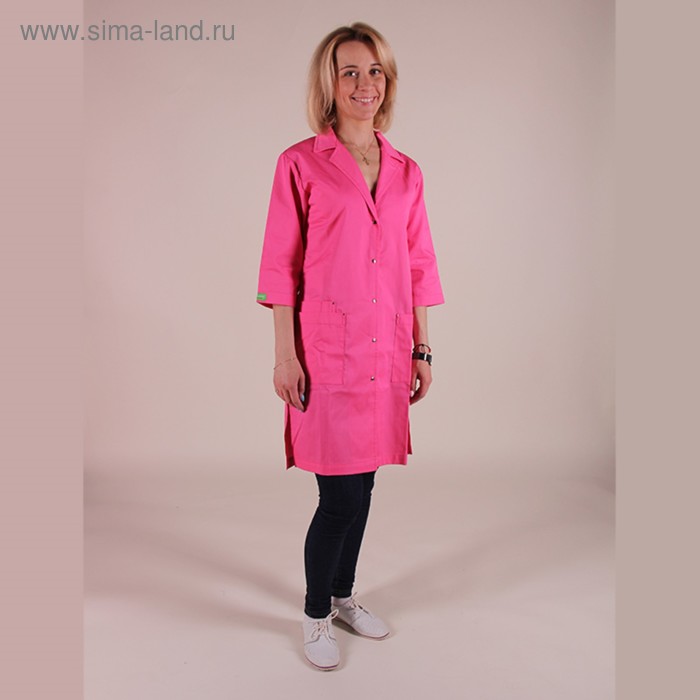 Халат для ветеринарных врачей ENZO LUNAS, женский, размер M, розовый - Фото 1