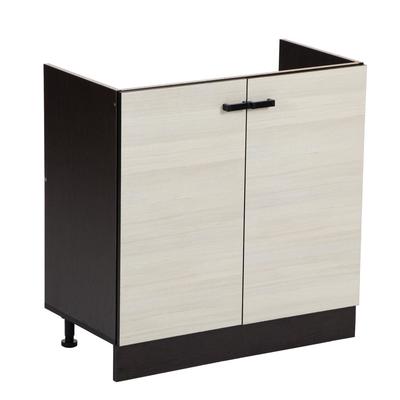 Шкаф напольный под мойку «Мальва», 800×420×810 мм, цвет венге/лоредо