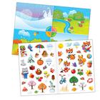 Наклейки многоразовые «Времена года», формат А4 - Фото 2