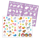 Наклейки многоразовые «Английский алфавит», формат А4, 50 наклеек - Фото 2