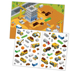 Наклейки многоразовые «Стройка», формат А4 - Фото 2