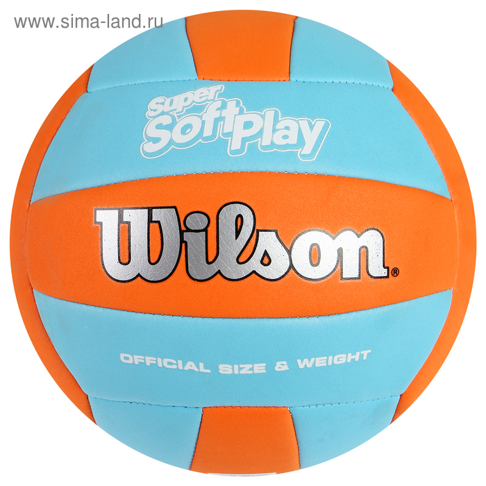 Мяч волейбольный Wilson Super Soft Play, WTH90119XB, размер 5, PVC, машинная сшивка - Фото 1