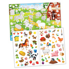 Наклейки многоразовые «Такие разные животные», набор 3 шт., А4 - Фото 3