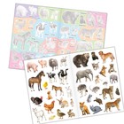 Наклейки многоразовые «Мамы и малыши», формат А4 - Фото 2