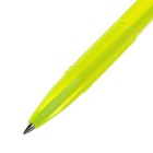 Ручка шариковая LANCER Office Style 820, игольчатый узел 0.5 мм, чернила синие, корпус жёлтый неон - Фото 3