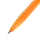 Ручка шариковая LANCER Office Style 820, игольчатый узел 0.5 мм, толщина линии 0,35, чернила синие, корпус оранжевый неон - Фото 3