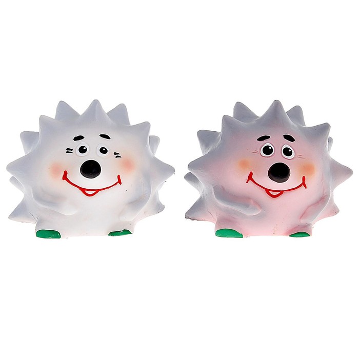 Резиновая игрушка «Ёжик-мяч», МИКС - Фото 1