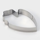 Набор форм для вырезания печенья «Лепестки пиона», 7×6 см, 4 шт, цвет хромированный - фото 54703293