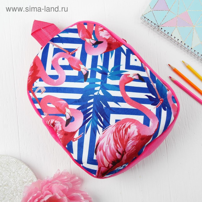 Мягкий рюкзак «Фламинго» - Фото 1