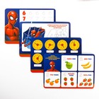 Развивающий набор в PVC папке с наклейками, Человек-паук - Фото 3