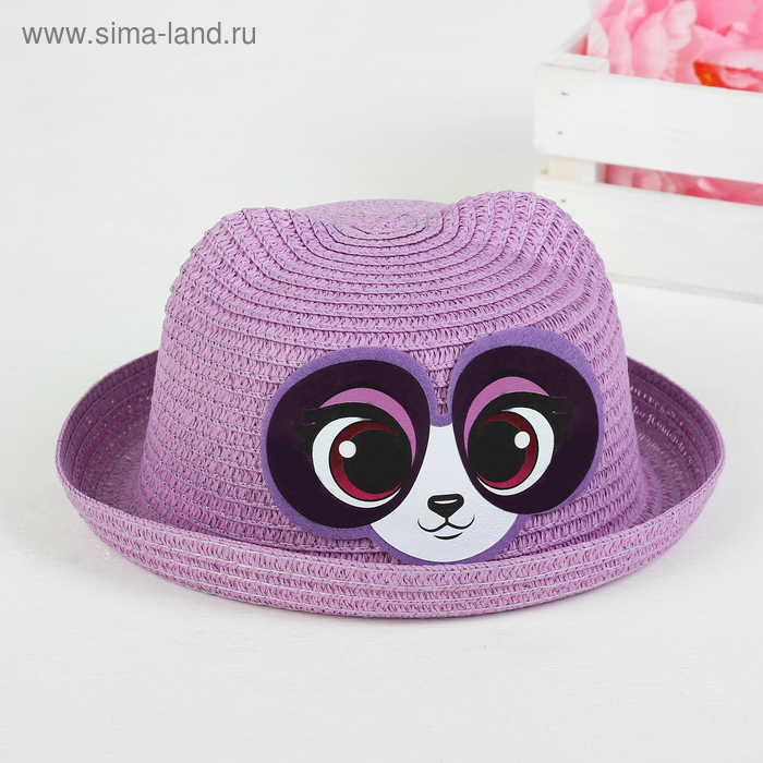 Панама «Панда», детская, р-р. 50 см, 2 - 5 лет - Фото 1