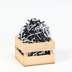 Наполнитель бумажный «Инь Янь», микс, бело-черный, 100 г - Фото 1