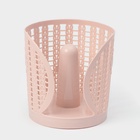 Держатель для бумажных полотенец «Вязание», настольный, 13.5×14 см, МИКС - Фото 1