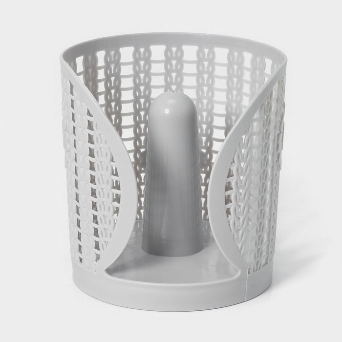 Держатель для бумажных полотенец «Вязание», настольный, 13.5×14 см, МИКС - Фото 1