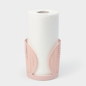 Держатель для бумажных полотенец «Вязание», настольный, 13.5×14 см, МИКС  (артикул 3984301)  большой выбор товаров оптом и в розницу по низким ценам с доставкой