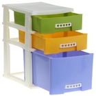Мини-комод для мелочей, 3 секции, цвет МИКС - Фото 2