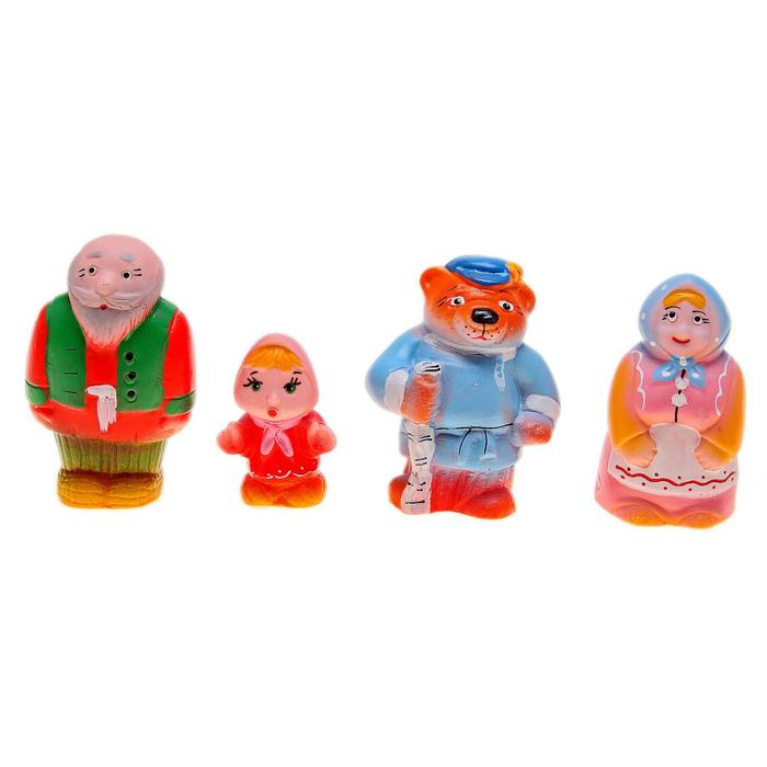 Набор резиновых игрушек «Машенька и Медведь» - Фото 1