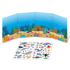 Наклейки многоразовые «Кто живёт в море», книжка - раскладушка - Фото 5