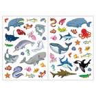 Наклейки многоразовые «Кто живёт в море», книжка - раскладушка - Фото 6