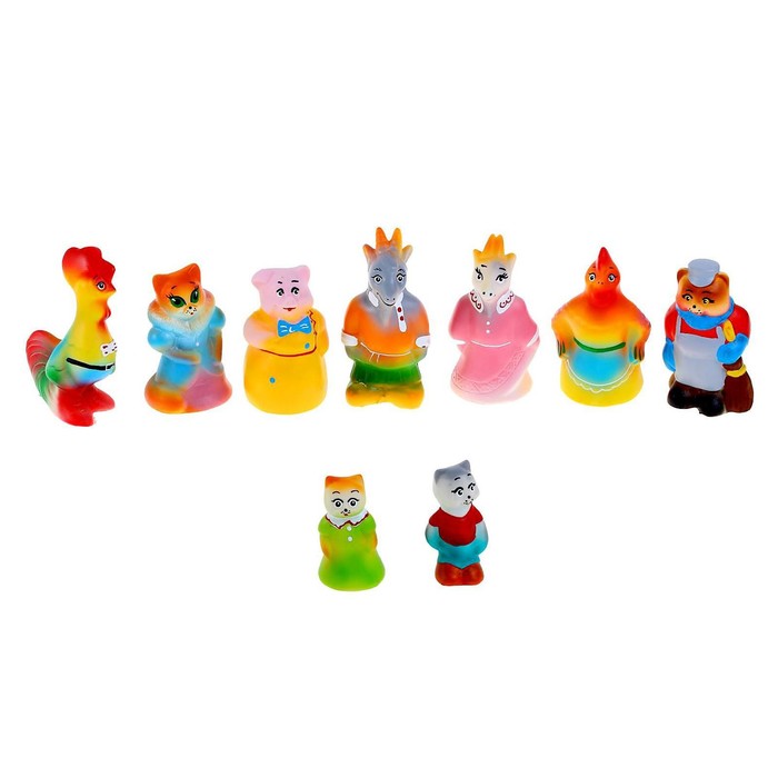 Набор резиновых игрушек «Кошкин дом» - Фото 1