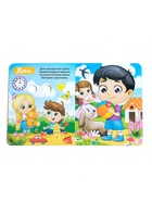 Книга картонная с глазками «Мой день», 10 стр. - Фото 3