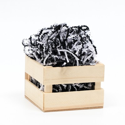 Наполнитель бумажный «Инь Янь», МИКС, бело - чёрный, 1000 г