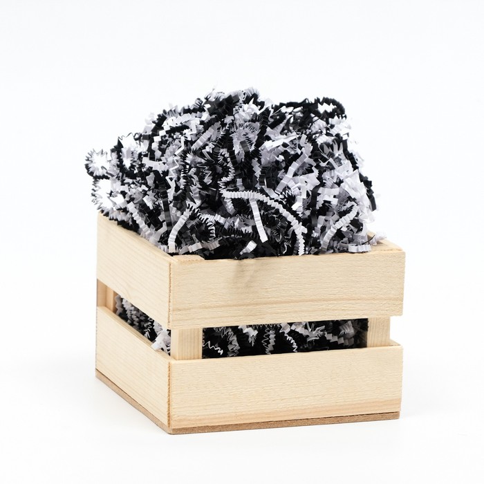 Наполнитель бумажный «Инь Янь», МИКС, бело - чёрный, 1000 г - Фото 1