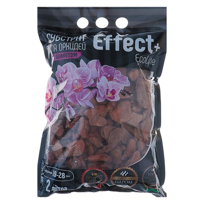 Субстрат для орхидей Effect+ Ecoline 19-28 мм, с природным цеолитом, 2 л
