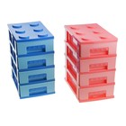 Мини-комод для мелочей, 4 секции, цвет МИКС - Фото 2