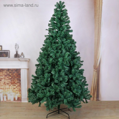 Искусственная ёлка «Зимнее волшебство. Голубая ель», 300 см, d нижнего яруса 145 см, 2800 ПВХ веток на крючках