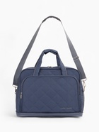 Сумка дорожная на молнии, с увеличением, 2 наружных кармана, длинный ремень, серая - Фото 2