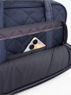 Сумка дорожная на молнии, с увеличением, 2 наружных кармана, длинный ремень, серая - Фото 11