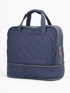 Сумка дорожная на молнии, с увеличением, 2 наружных кармана, длинный ремень, серая - Фото 8