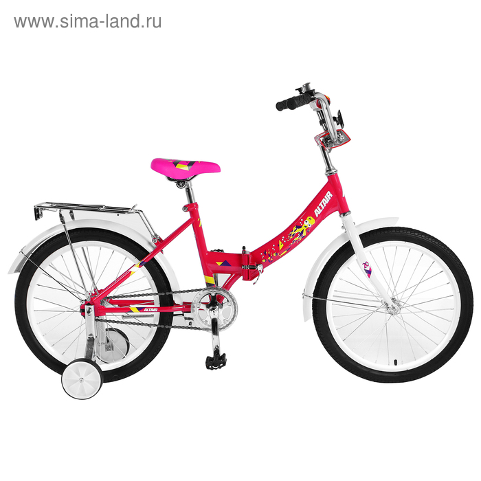 Велосипед 20" Altair CITY KIDS 20 Compact 2019, цвет розовый размер 13"