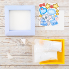 Объемный слепок ручки малыша в рамке - Фото 6